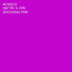 #C305CD - Shocking Pink Color Image